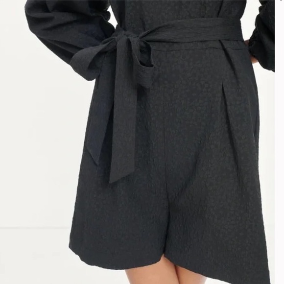 Samsoe Samsoe Romper Harriet Short Jumpsuit Black size small - Picture 4 of 5